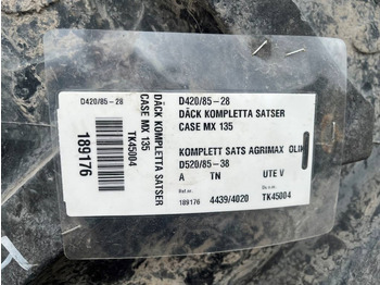 Tire for Agricultural machinery Agrimax 650/65-38 420/85-28 till Case MX 135: picture 2