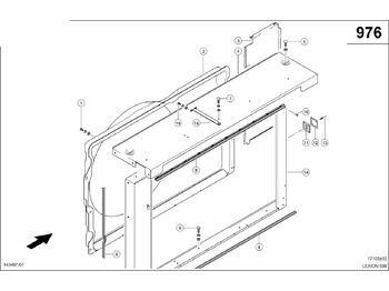 Air intake system CLAAS
