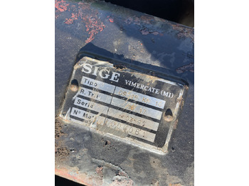 Front axle for Agricultural machinery Deutz-Fahr Agrostar - most przedni Sige DS19 KN10 DS19KN10: picture 2