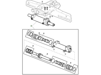 Hydraulic cylinder JOHN DEERE
