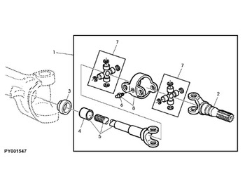 Propeller shaft JOHN DEERE
