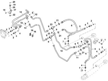 Steering hose JOHN DEERE