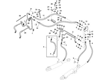 Steering hose JOHN DEERE