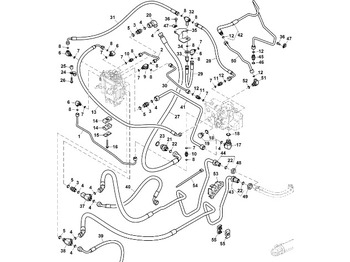 Steering hose JOHN DEERE