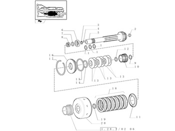 Clutch and parts NEW HOLLAND