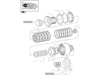 Gearbox and parts NEW HOLLAND