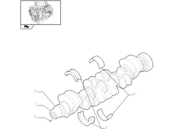 Engine bearing NEW HOLLAND