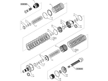 Clutch and parts NEW HOLLAND