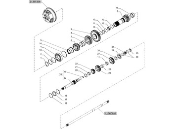 Gearbox and parts NEW HOLLAND