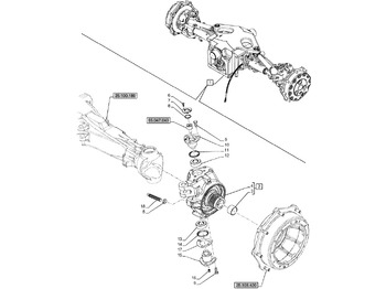Steering knuckle NEW HOLLAND