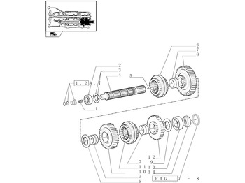 Gearbox and parts NEW HOLLAND