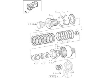 Clutch and parts NEW HOLLAND