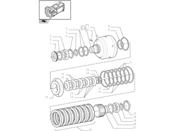 Clutch and parts NEW HOLLAND