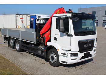 MAN TGM 26.320 6×2-4 PK19.001SLD5 Brädgårdsbil on lease MAN TGM 26.320 6×2-4 PK19.001SLD5 Brädgårdsbil: picture 2