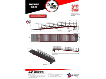 New Loading ramp Loading Ramp with with hydraulic folding bridge -  AZ RAMP - STAR-OTC- 8T. 8 ton capacity: picture 3