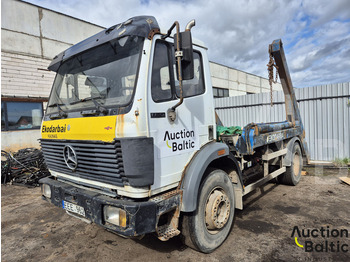 Skip loader truck MERCEDES-BENZ