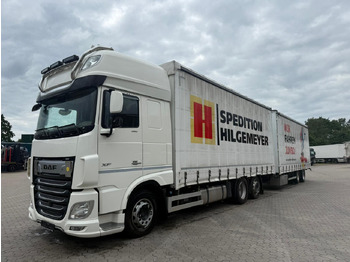 Curtainsider truck DAF XF 480 FAN LowDeck 6x2 Jumbo Inklusive Anhänger: picture 2