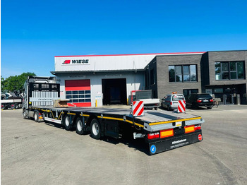 New Dropside/ Flatbed semi-trailer Kässbohrer Mega Tele HD Plattform Auflieger mit Radmulden: picture 2
