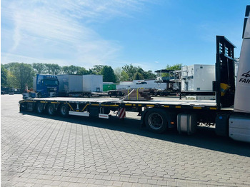 New Dropside/ Flatbed semi-trailer Kässbohrer Mega Tele HD Plattform Auflieger mit Radmulden: picture 4