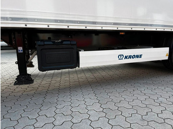 Closed box semi-trailer Krone Koffer mit Ladebordwand 2.000 kg Top Klappe: picture 5
