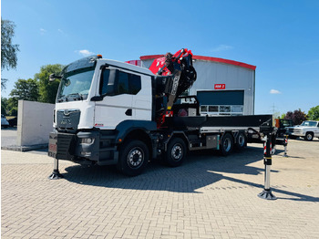 Dropside/ Flatbed truck, Crane truck MAN TGS 32.510 mit F710 Frontkran sofort: picture 2