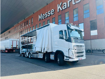 Curtainsider truck Volvo FH 500 8x2 Arbeitsbühnen Transporter LBW 9t: picture 3