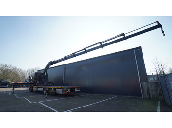 Crane truck DAF XF 460 6X2 FLATBED TRUCK WITH PALFINGER PK 50002 CRANE: picture 3