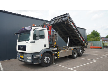 Crane truck MAN TGM 26.290 TIPPER WITH HMF 1643 Z2 CRANE: picture 5