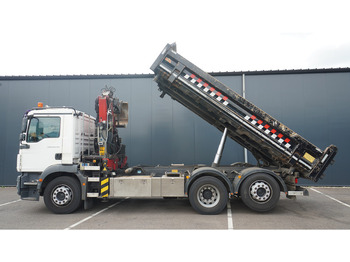 Crane truck MAN TGM 26.290 TIPPER WITH HMF 1643 Z2 CRANE: picture 4
