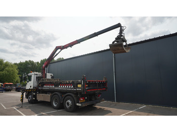 Crane truck MAN TGM 26.290 TIPPER WITH HMF 1643 Z2 CRANE: picture 3