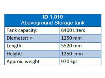Fuel tank for Truck de Visser Used 6400 L (3,2 ton) Gastanks - Gas, Gaz, LPG, GPL, Propane, Butane Tank Aboveground Used gastanks ID 1.010 ( Flexible options: Wholesale in a trailer/ Retail): picture 2