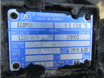 Gearbox for Truck MAN TGM ZF ECOMID 9S1310 TO GEARBOX: picture 3