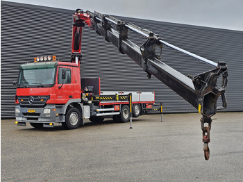 Dropside/ Flatbed truck, Crane truck Mercedes-Benz ACTROS 2541 6X2 / PALFINGER PK 42 t/m CRANE / KRAN: picture 4