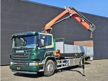 Dropside/ Flatbed truck, Crane truck Scania P320 4x2 / PALFINGER 14TM / CRANE/KRAN/GRUE: picture 4