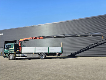 Dropside/ Flatbed truck, Crane truck Scania P320 4x2 / PALFINGER 14TM / CRANE/KRAN/GRUE: picture 3