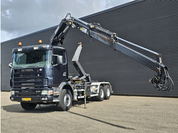Hook lift truck, Crane truck Scania R114.340 6x2 / HIAB CRANE + 25T HOOKLIFT: picture 2