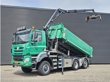 Tatra 6X6 / T158/II / 2 SIDE TIPPER - HMF Z CRANE on lease Tatra 6X6 / T158/II / 2 SIDE TIPPER - HMF Z CRANE: picture 1