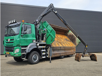 Tatra 6X6 / T158/II / 2 SIDE TIPPER - HMF Z CRANE on lease Tatra 6X6 / T158/II / 2 SIDE TIPPER - HMF Z CRANE: picture 4