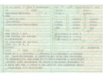 MAN 26.360 TGS Pafinger PK12002 Glaskipper 2 Trennw. on lease MAN 26.360 TGS Pafinger PK12002 Glaskipper 2 Trennw.: picture 2