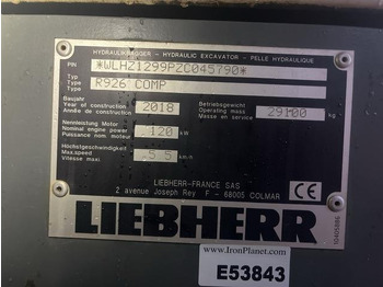 Crawler excavator Liebherr R926 Compact: picture 5 Crawler excavator Liebherr R926 Compact: picture 5