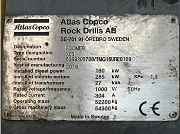 Mining machinery Atlas Copco XE3C: picture 5