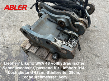 Quick coupler LIEBHERR