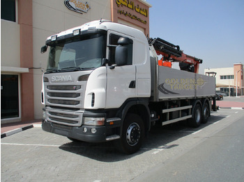Crane truck SCANIA G480 6x2 with ATLAS 210.2 Block Crane: picture 2