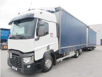 Curtainsider truck RENAULT T 480