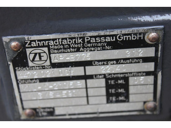 Axle and parts for Construction machinery Zeppelin ZF AP B775, APL B 775 aus ZM 19: picture 5