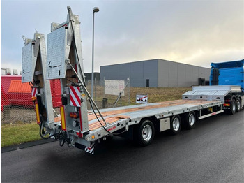 Low loader semi-trailer Hangler SDS-H 510-T 3-aks maskintrailer - dobbelt ramper: picture 2 Low loader semi-trailer Hangler SDS-H 510-T 3-aks maskintrailer - dobbelt ramper: picture 2