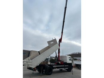Tipper, Crane truck MAN 18-222. Kran HMF 18t/m Bj 2001. MAN 18-222. Kran HMF 18t/m Bj 2001.: picture 4