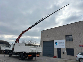 Tipper, Crane truck MAN 18-222. Kran HMF 18t/m Bj 2001. MAN 18-222. Kran HMF 18t/m Bj 2001.: picture 2