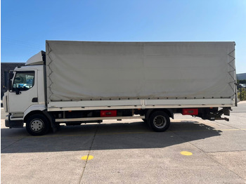 Curtainsider truck RENAULT Midlum