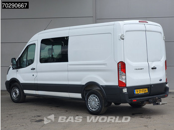 Panel van Ford Transit 130pk Dubbel Cabine L3H2 Trekhaak Navi Airco Parkeersensoren APK 04-2026 Euro6 DC Doka Mixto 11m3 Airco Dubbel cabine Trekhaak: picture 2